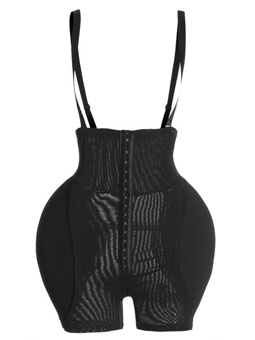 Full Size Hook-and-Eye Under-Bust Shaping Bodysuit - Opulence & Essence