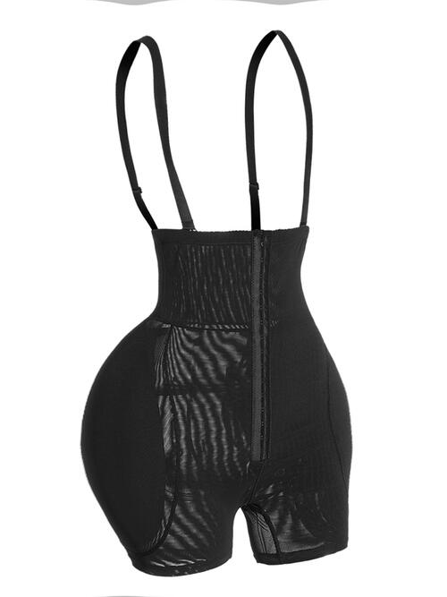 Full Size Hook-and-Eye Under-Bust Shaping Bodysuit - Opulence & Essence