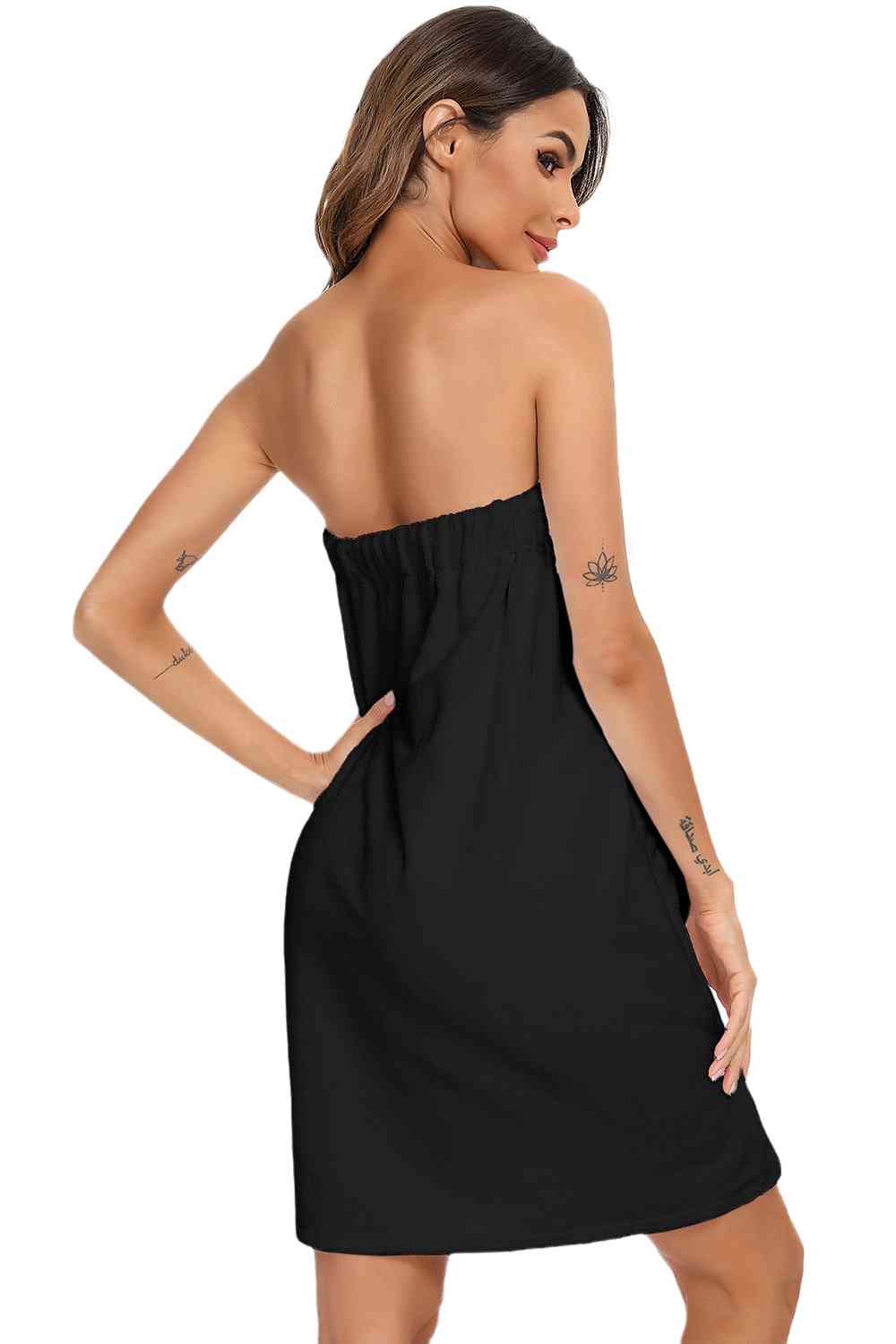 Strapless Robe with pocket - Opulence & Essence