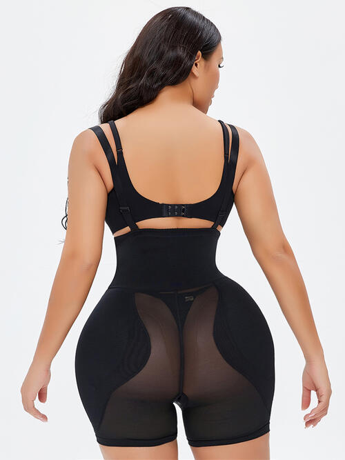 Full Size Hook-and-Eye Under-Bust Shaping Bodysuit - Opulence & Essence