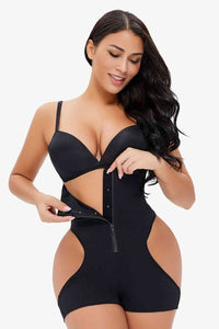 Thumbnail for Full Size Cutout Under-Bust Shaping Bodysuit - Opulence & Essence