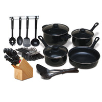 Thumbnail for Gibson Home Total Kitchen 32 Piece Cookware Combo Set - Opulence & Essence