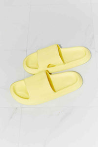 Thumbnail for MMShoes Arms Around Me Open Toe Slide in Yellow - Opulence & Essence