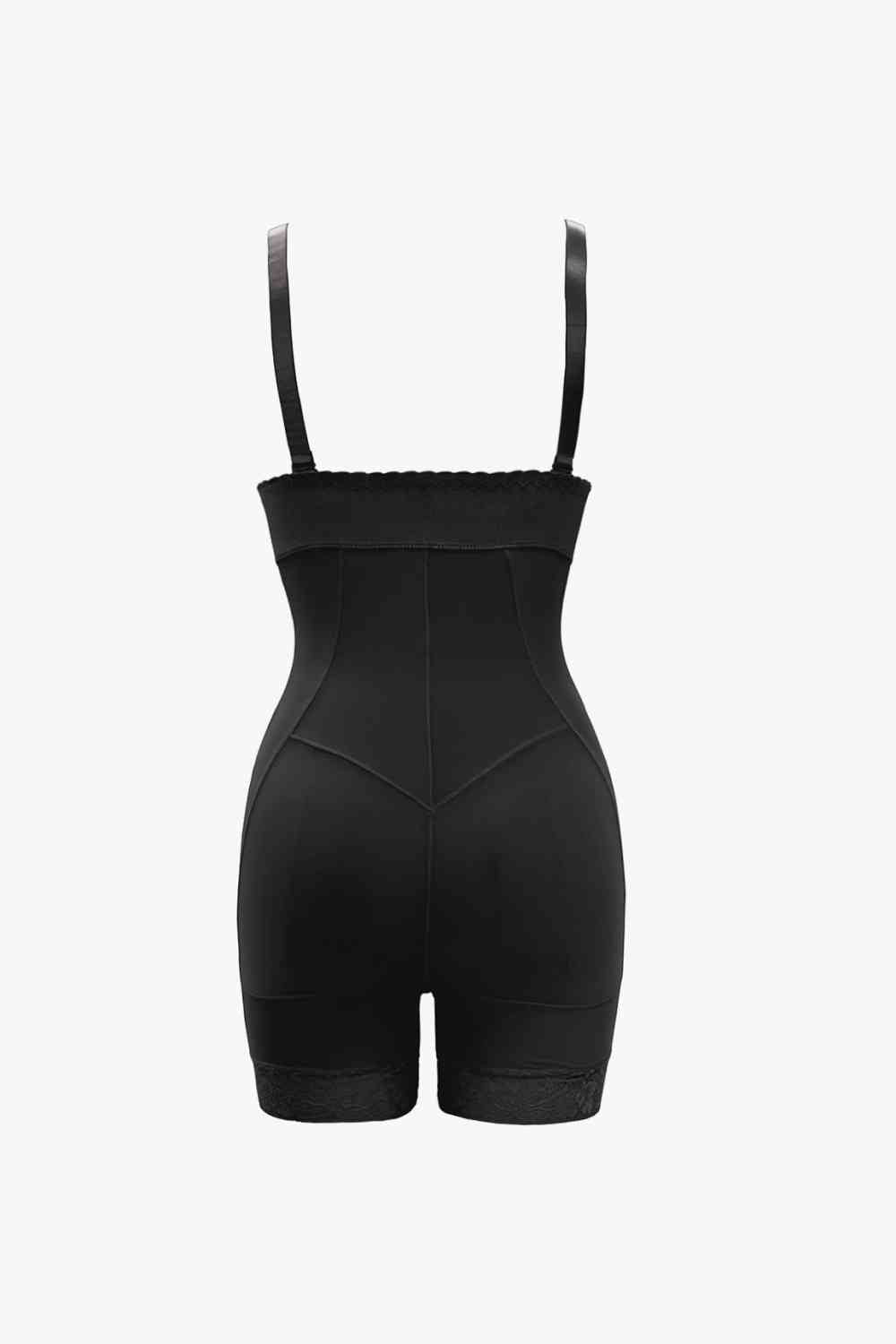 Full Size Zip Up Under-Bust Shaping Bodysuit - Opulence & Essence